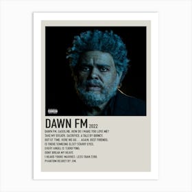 Dawn Fm 2022 Poster Decor 1 Art Print