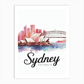 Sydney Australia Art Print