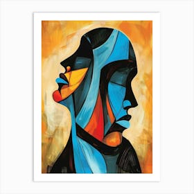 Abstract Portrait Of A Woman 79 Art Print