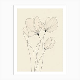 Flowers In A Vase Art Print