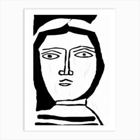 Portrait Of A Woman 1 Art Print