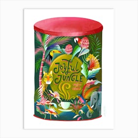 Joyful Jungle Coffee Blend Art Print