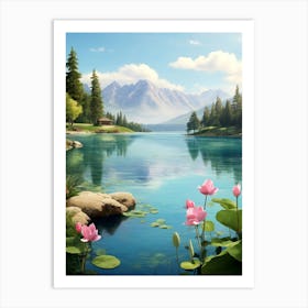 Lake Art Print