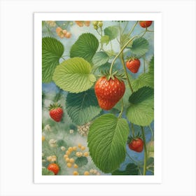 Strawberry Whispers Art Print