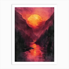 Sunset Ii Canvas Print Art Print