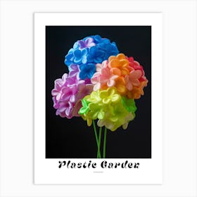 Bright Inflatable Flowers Poster Hydrangea 3 Art Print