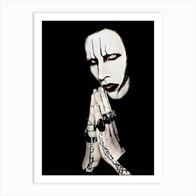 Marilyn Manson 1 Art Print