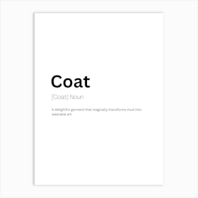 Coat Definition Meaning 1 Poster