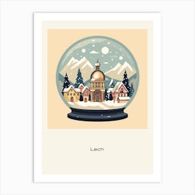 Lech Austria 1 Snowglobe Poster Art Print