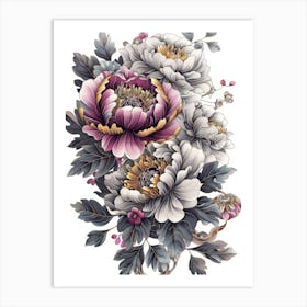 Peonies 5 Art Print