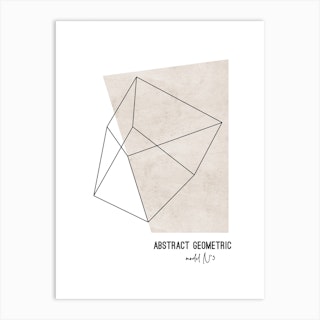 Abstract Geometric 3 Art Print