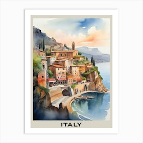 Italy. Art Print