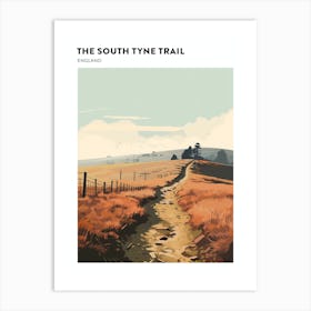 The South Tyne Trail England 1 Hiking Trail Landscape Poster Art Print