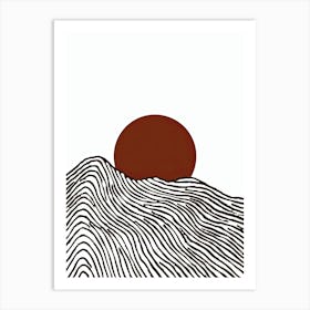 Port Au Prince Visionary Curves Minimalist Bauhaus Poster