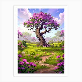 Tree In The Forest 2 Art Print