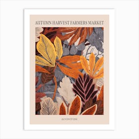 Fall Botanicals Aconitum 1 Poster Art Print