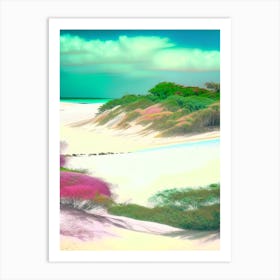 Jericoacoara Brazil Soft Colours Tropical Destination Art Print