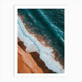 Aerial View Of A Beach 73 Art Print