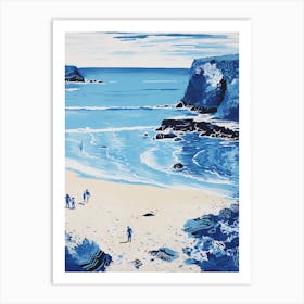 Barafundle Bay Beach Pembrokeshire Wales 2 Art Print