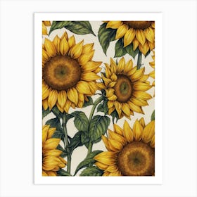 Sunflowers 5 Art Print