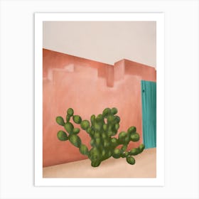 Strong Desert Cactus Art Print