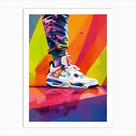 Jordan 4 Shoes Art Print