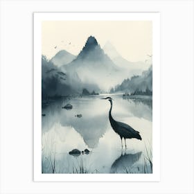 Heron Art Print