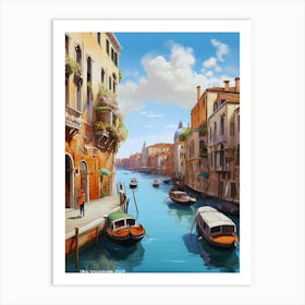 Venice Canal.7 Art Print