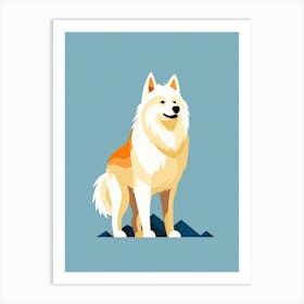 Dog, Minimalism art Art Print