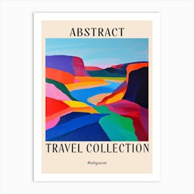 Abstract Travel Collection Poster Madagascar 1 Art Print