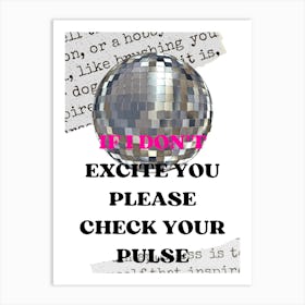 Disco Ball 2 Art Print