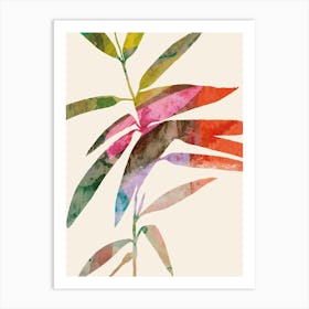 Watercolor Of A Plant Art Print Art Print