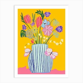 Flowers For My Pretty Art Print