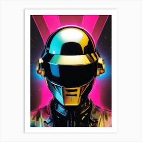 Daft Punk 8 Art Print