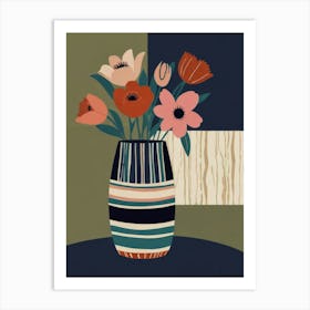 Flowers In A Vase 29 Art Print