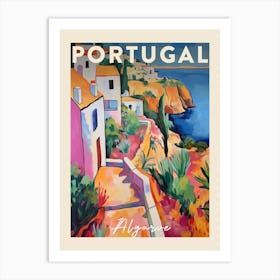 Algarve Portugal 3 Fauvist Painting Poster Art Print