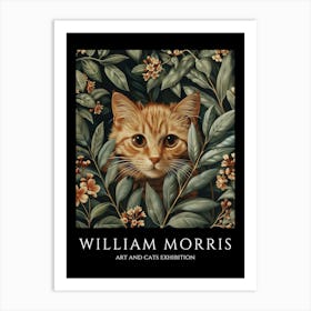 William Morris Art And Cats Exhibition Art Print