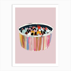 Ice Cream Bowl Art Print