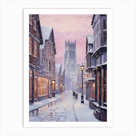 Dreamy Winter Painting York United Kingdom 2 Art Print