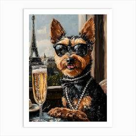 Airedale Whimsy 21 Art Print