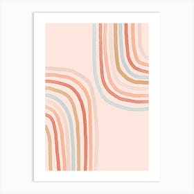 Abstract Stripes Art Print