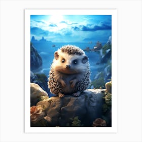 Hedgehog Art Print