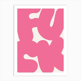 F*CK Big Letters Typography - Fun Wall Art Poster Print Art Print