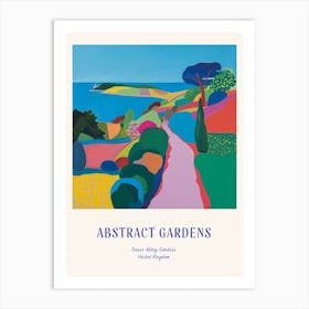 Colourful Gardens Tresco Abbey Gardens United Kingdom 4 Blue Poster Art Print