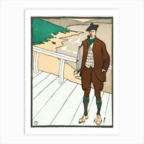 Man Smoking A Pipe (1899), Edward Penfield Art Print