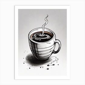 Cup Of Coffee Art Print