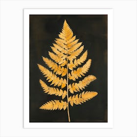 Cinnamon Fern Painting 1 Art Print