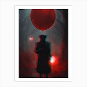 Red Balloon Art Print