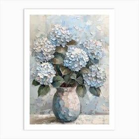 A World Of Flowers Hydrangea 3 Painting Art Print