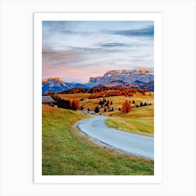 Autumn In The Dolomites Art Print